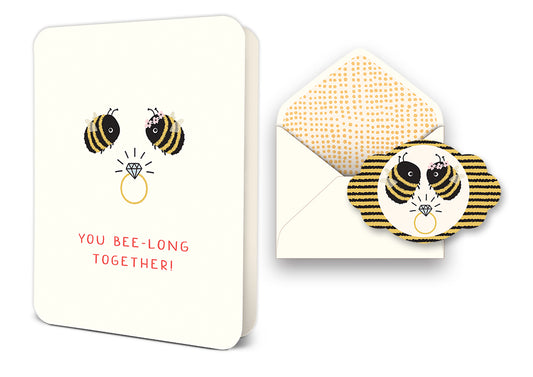 You Bee-Long Together! Deluxe Greeting Card