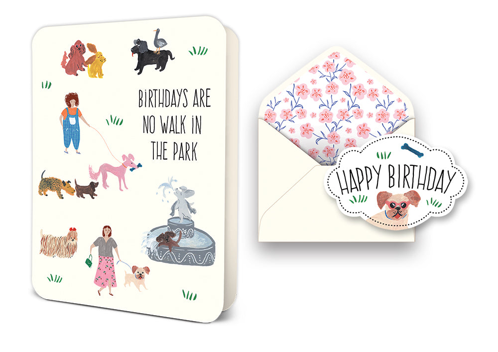 No Walk in the Park Deluxe Greeting Card