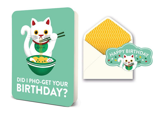 Pho-Get Your Birthday? Deluxe Greeting Card