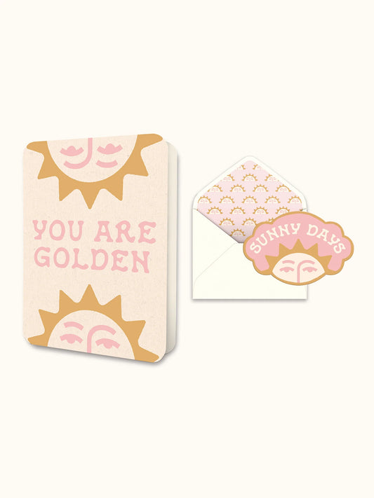 You Are Golden Deluxe Greeting Cards