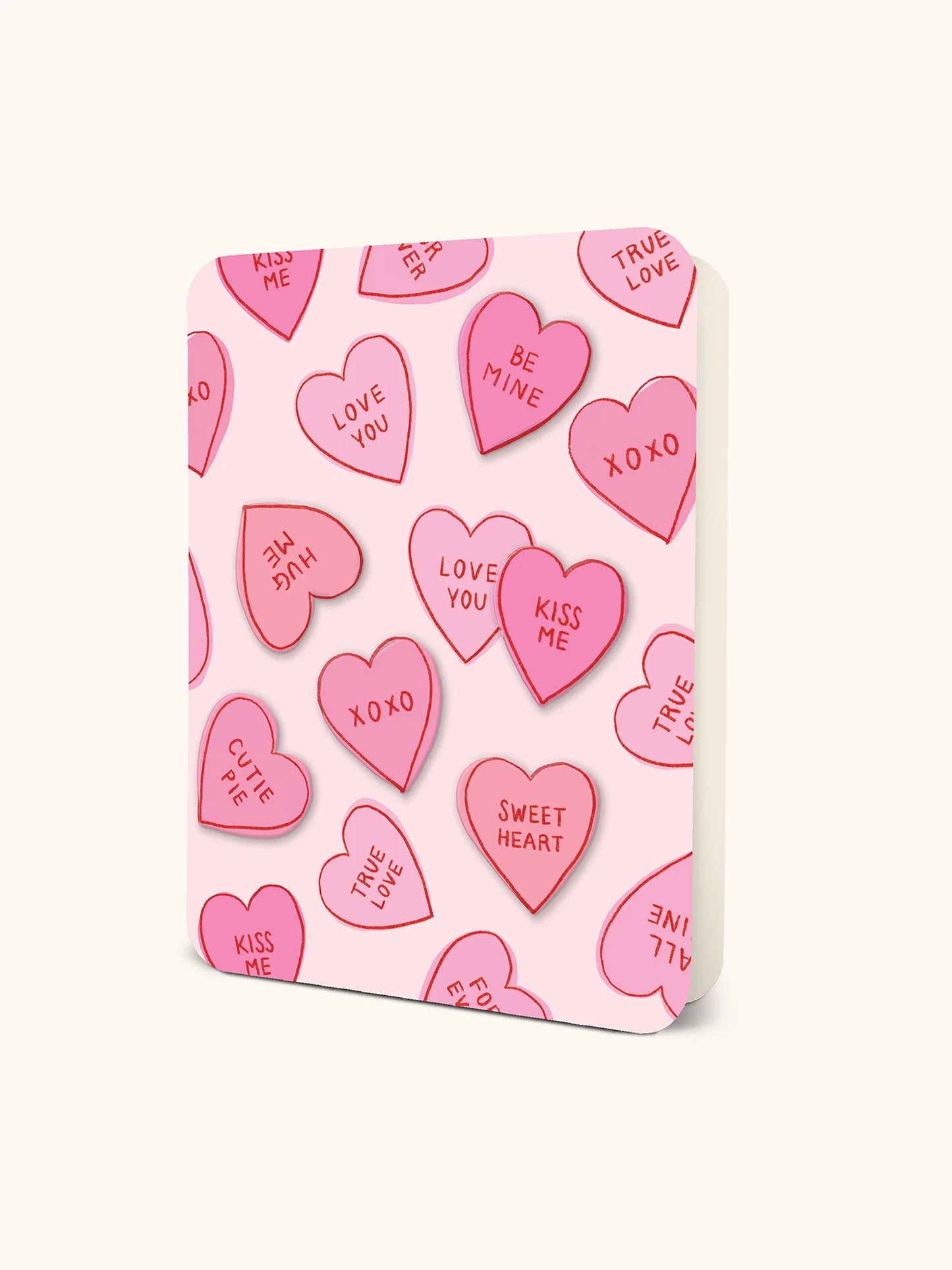 Sweet Candy Hearts Deluxe Greeting Cards