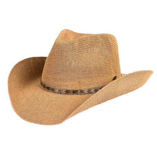 Rhinestone Trim Band Cowboy Hat