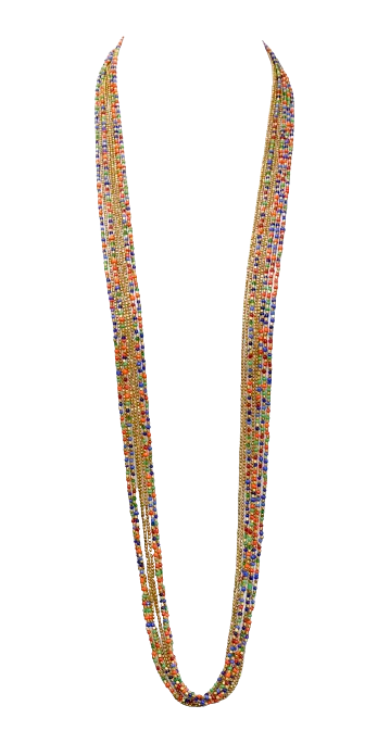 Anjuma Necklace | Multi Colour