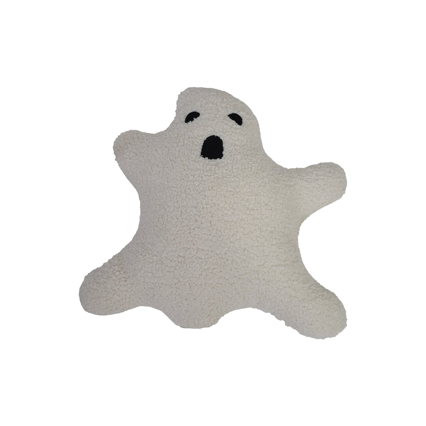 Fabric Ghost Shaped Pillow - White