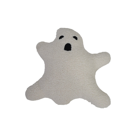Fabric Ghost Shaped Pillow - White