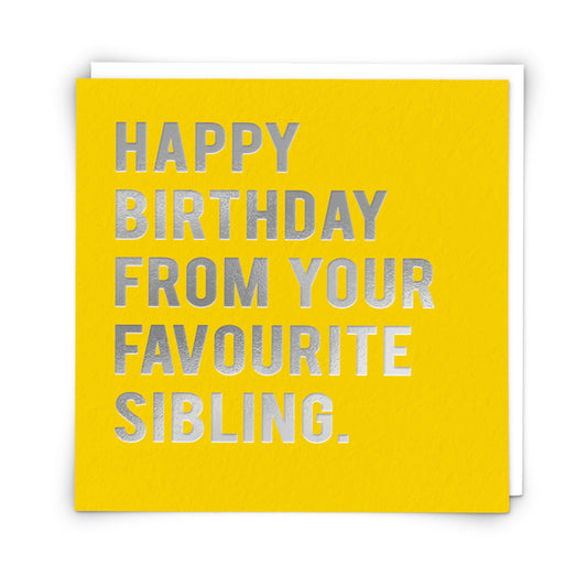 Bday Sibling Card