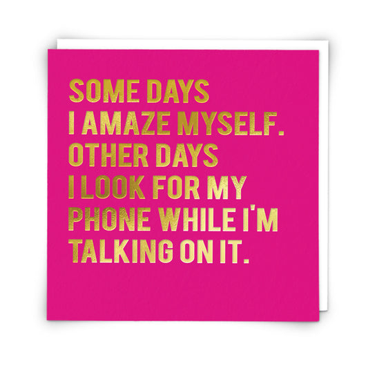 Amaze Card