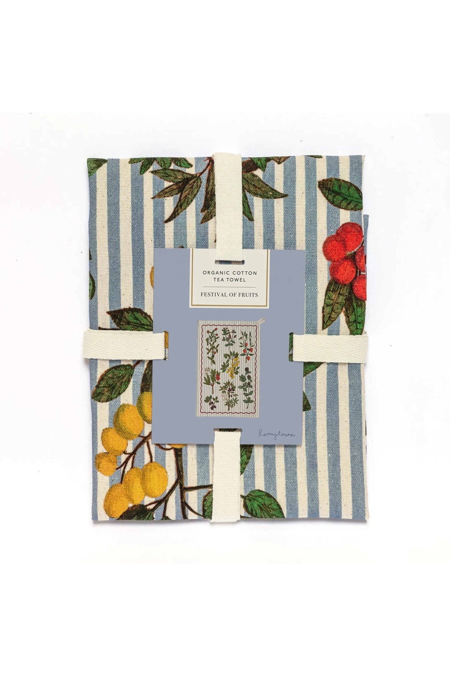 Organic Cotton Tea Towel - Festival of Fruits