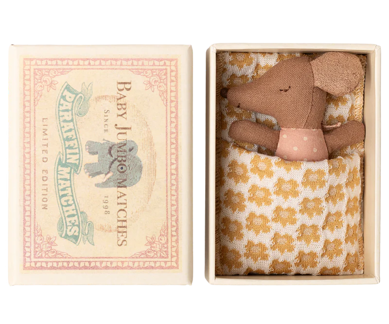 Sleepy Baby Mouse - In Matchbox