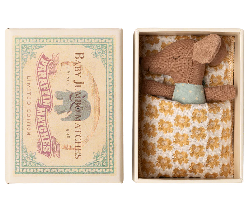 Sleepy Baby Mouse - In Matchbox