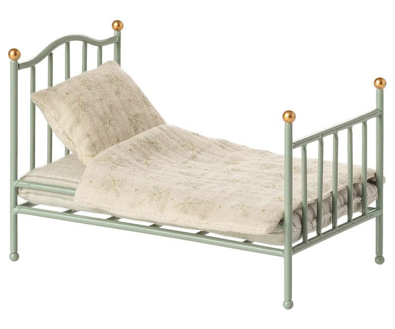 Mouse Vintage Single Bed - Mint
