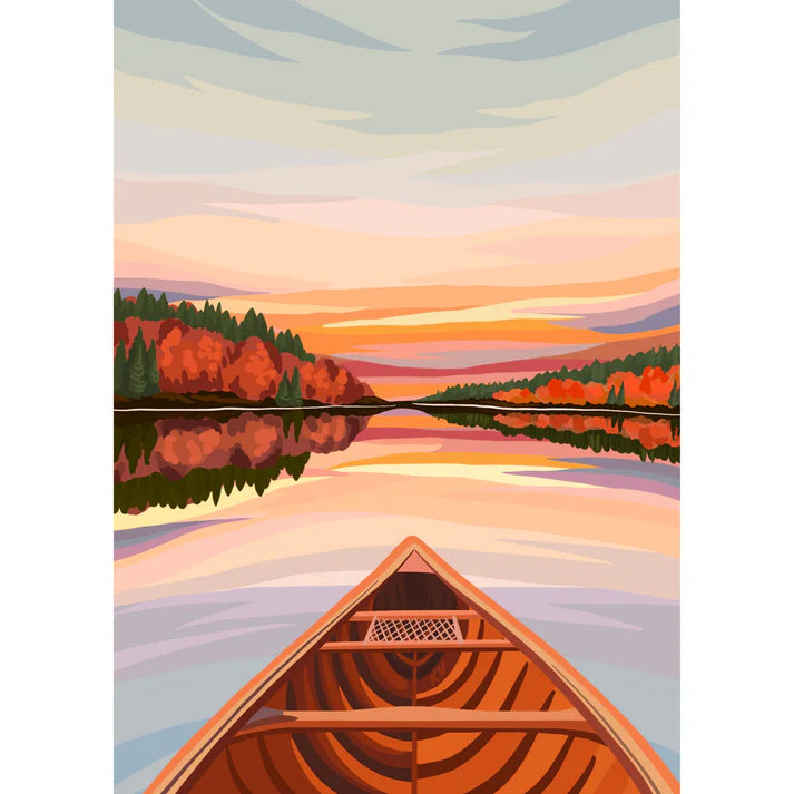 Canoeing At Dawn | 500 Piece Puzzle