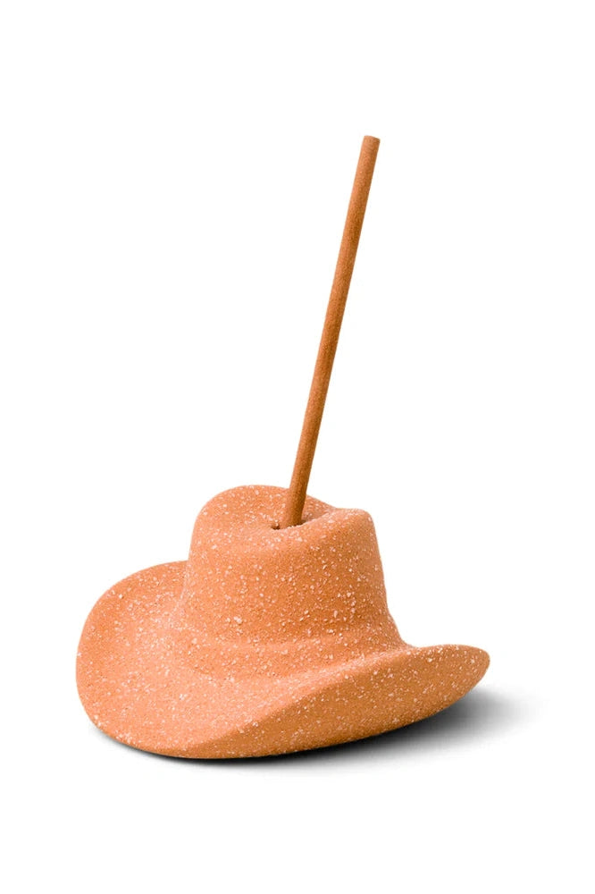 Cowboy Hat Incense Holder | Terracotta