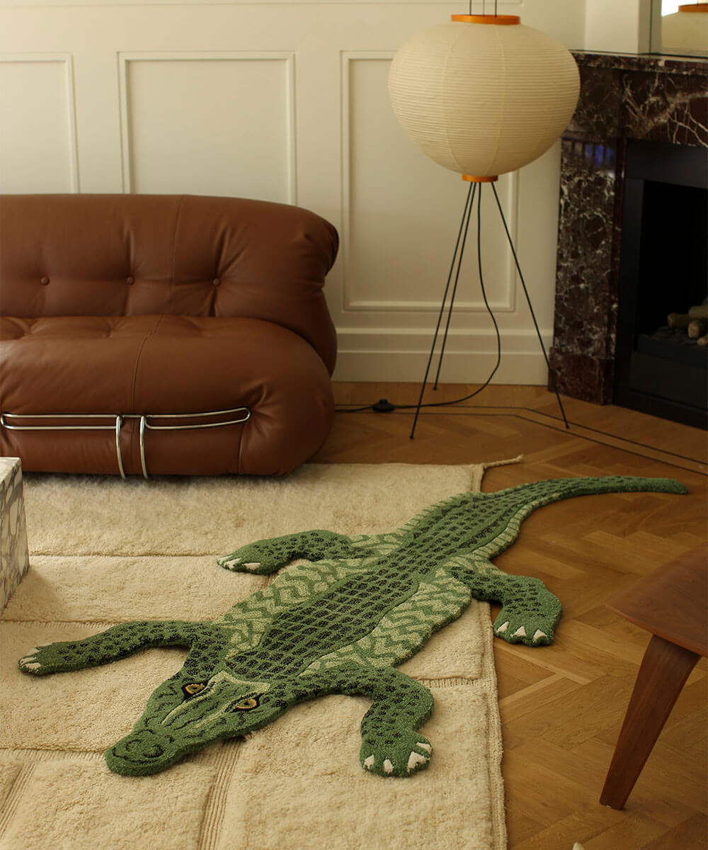 Coolio Crocodile Rug Large