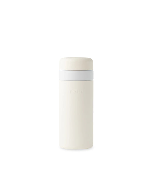 Insulated Ceramic Bottle 16oz | Cream