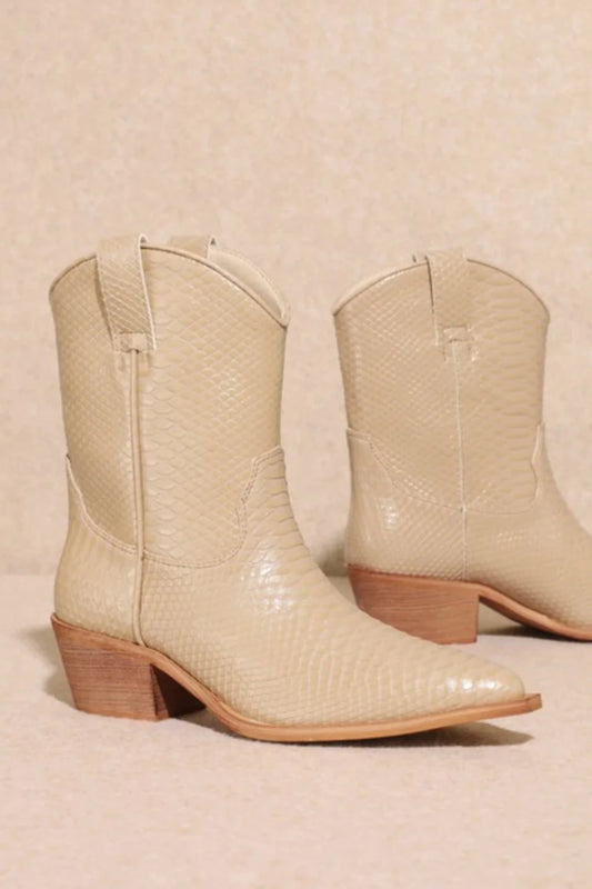 KARLIE Cowboy Boots | Taupe