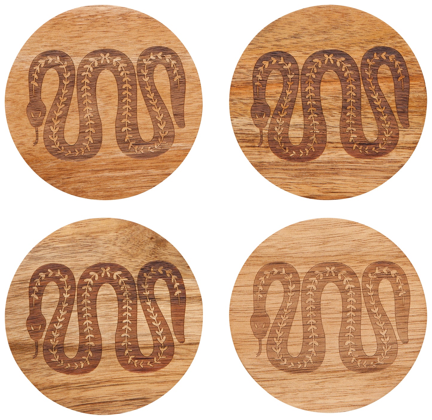 Olympus Engraved Coasters Set of 4