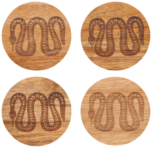 Olympus Engraved Coasters Set of 4