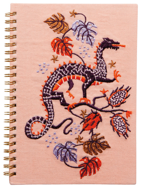 Ember Embroidered Notebook