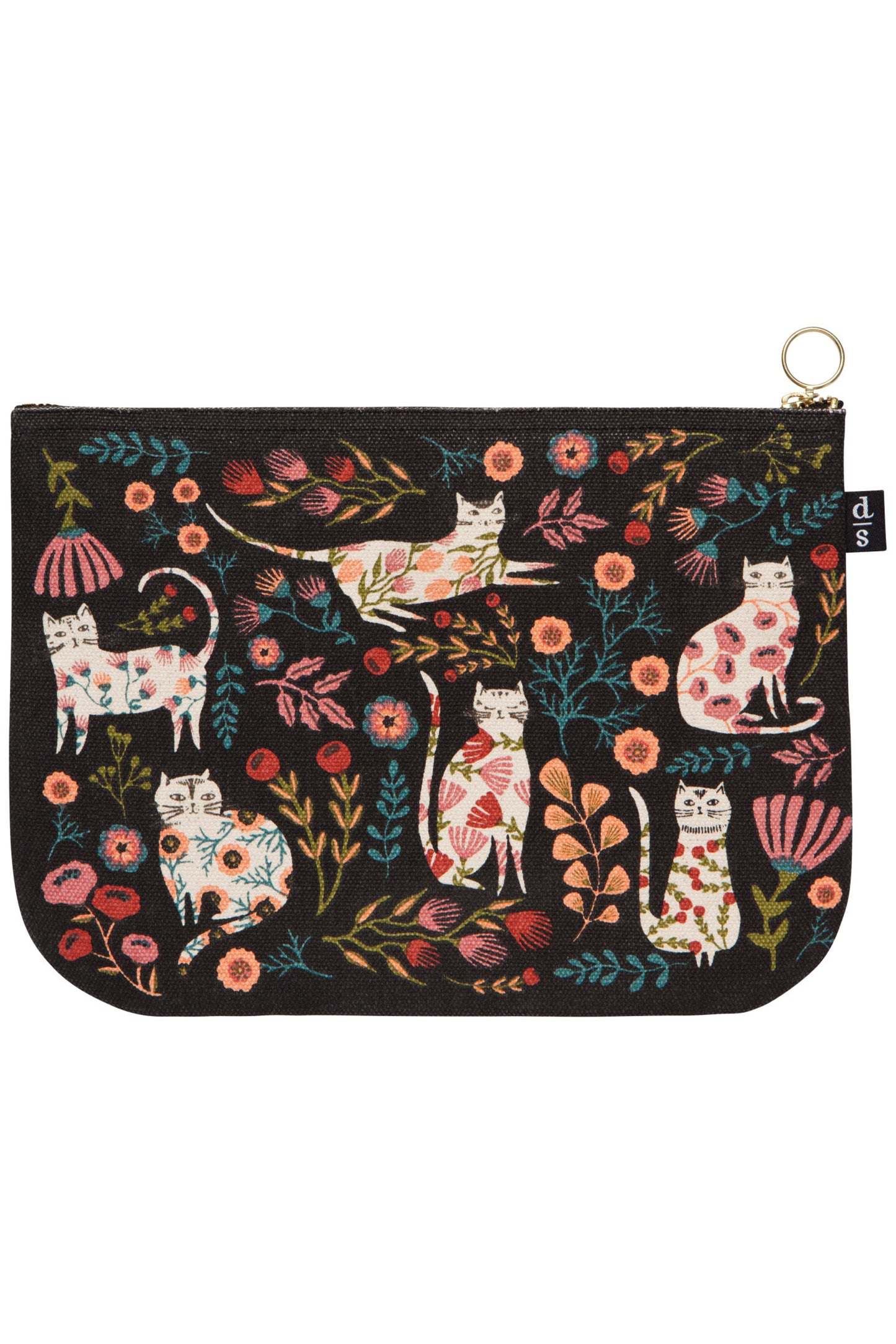 Catbloom Large Zipper Pouch