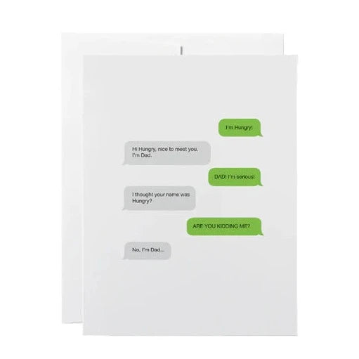 Dad Text Card