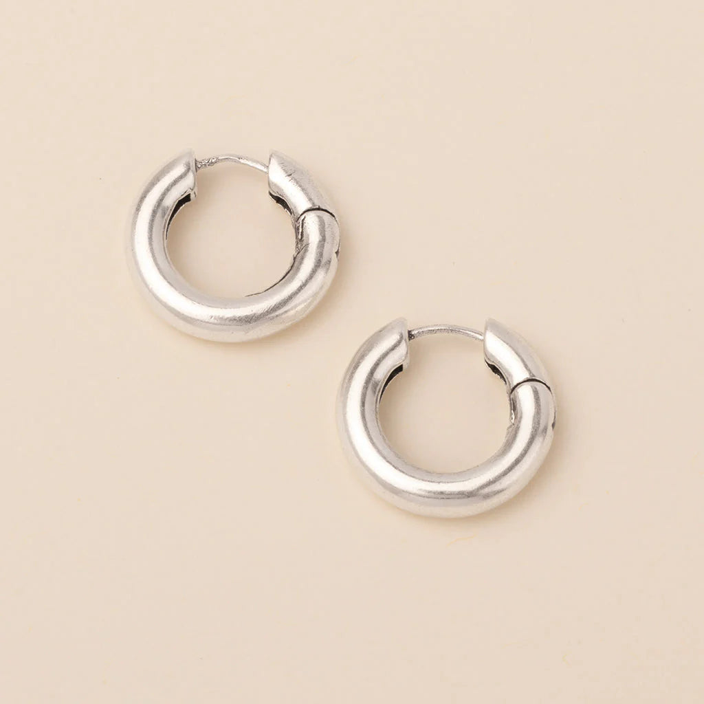 Stellar Hoop | Sterling Silver