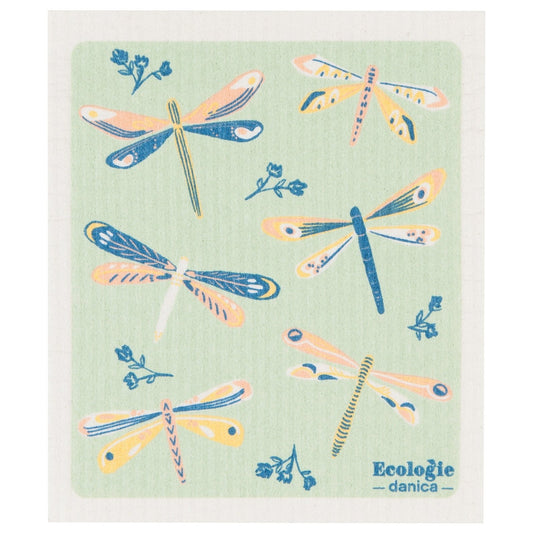 Dragonflies Swedish Dish Cloth