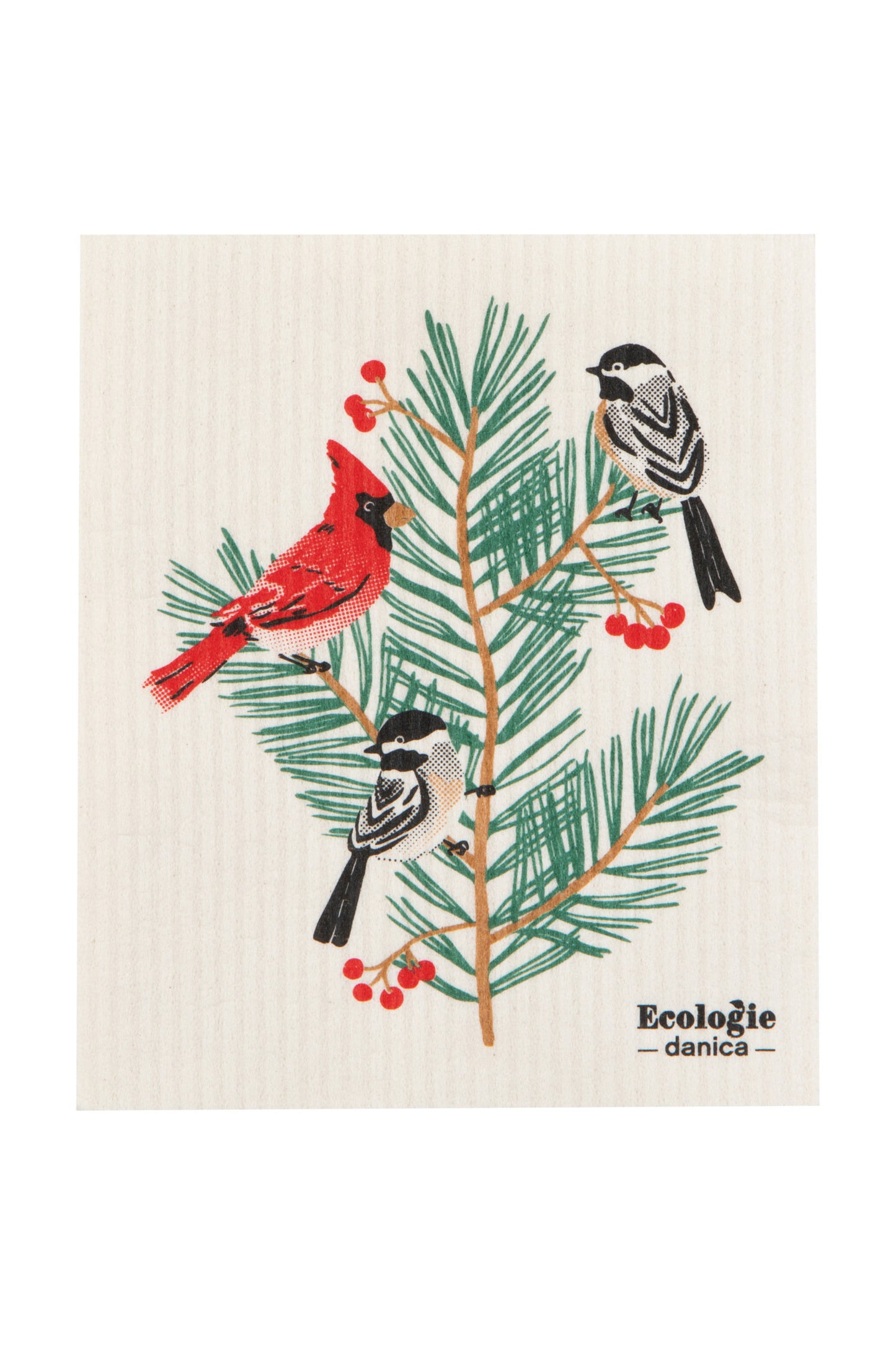 Birds & Boughs Swedish Dish Cloth