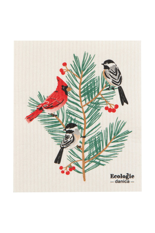 Birds & Boughs Swedish Dish Cloth