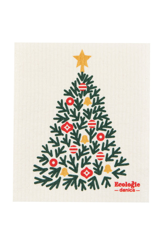 Festive Fir Swedish Dish Cloth