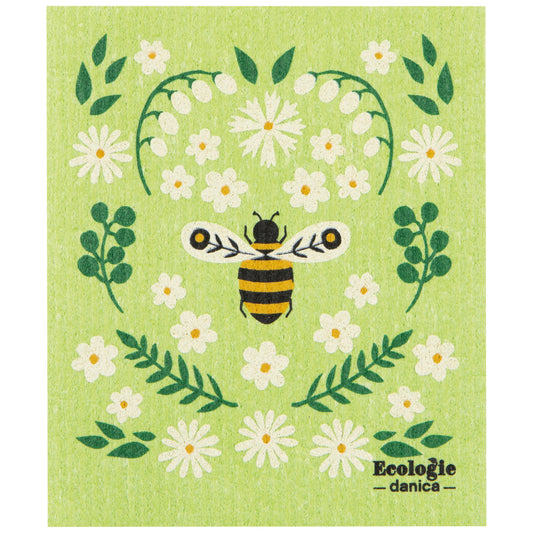 Bee Garden Swedish Dishcloth