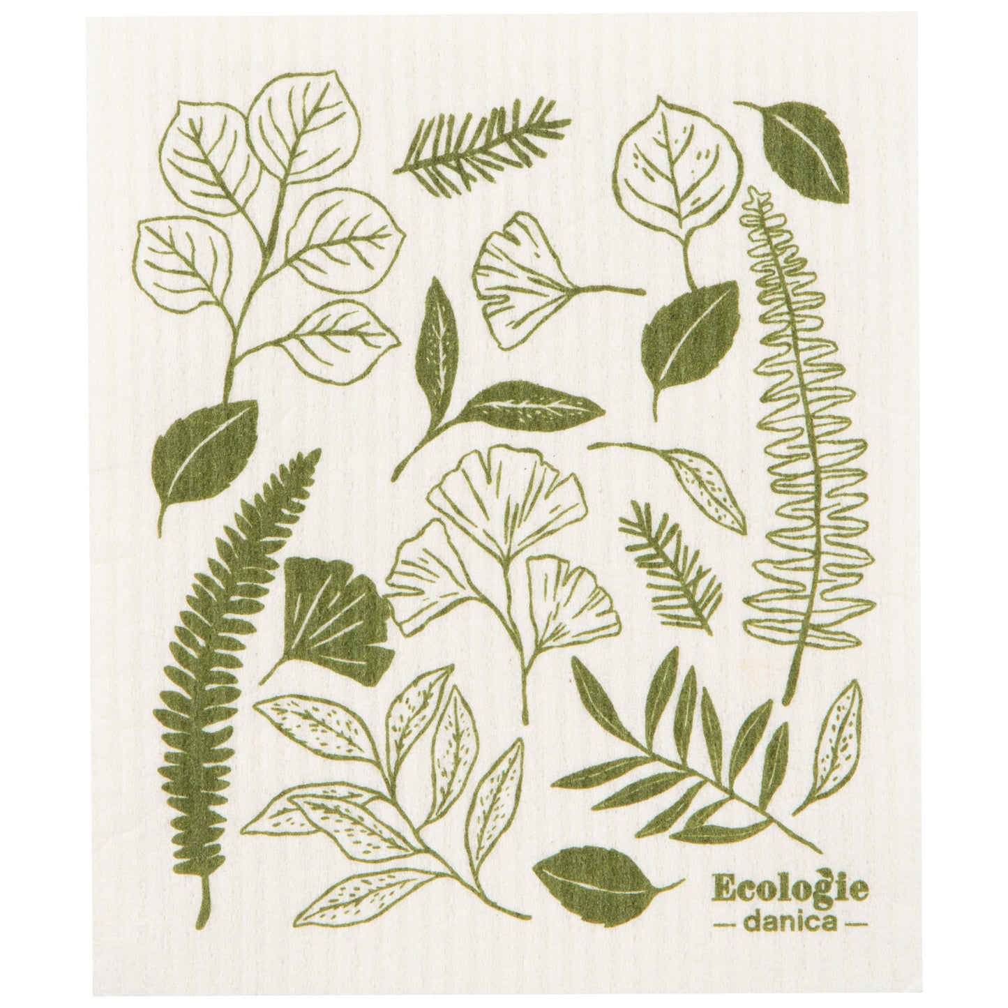 Fern & Frond Swedish Dishcloth