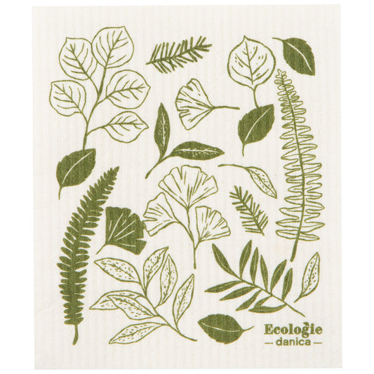 Fern & Frond Swedish Dishcloth