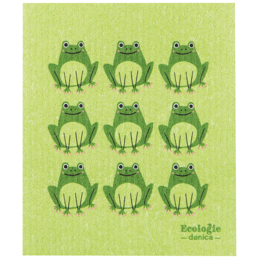 Ribbit Swedish Dishcloth