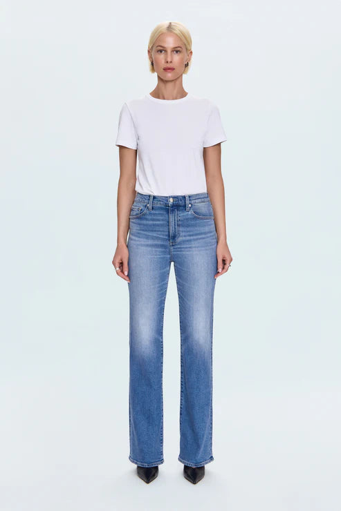 Evie High Rise Slim Boot | Illusion