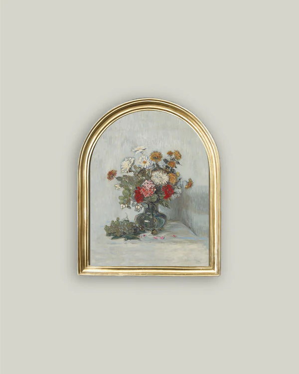 Fleurs Et Raisins | Framed Picture