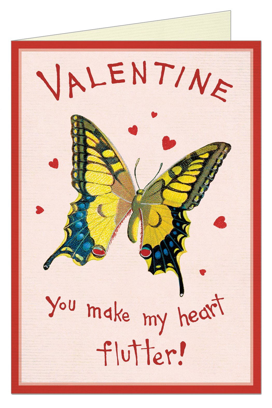 Valentine Butterfly Greeting Card Blank