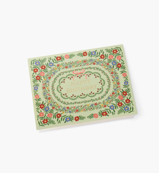 Rosette Birthday Card | Greeting Card