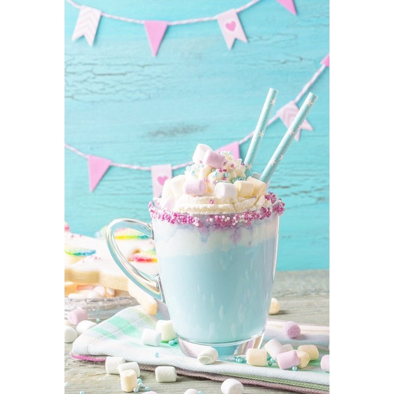 Mini Hot Chocolate- Blue Cotton Candy