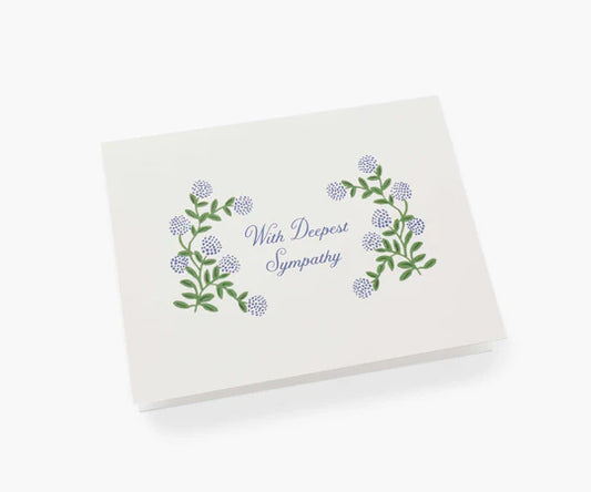 Hydrangea Sympathy Card | Greeting Card