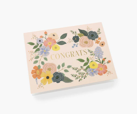Garden Floral Congrats | Greeting Card