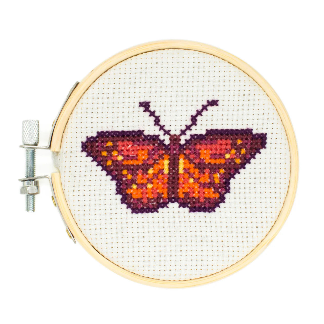 Mini Cross Stitch Embroidery Kit | Butterfly