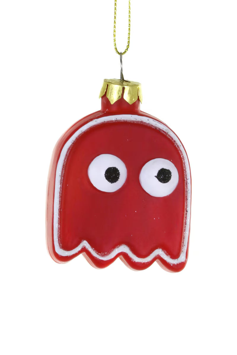 Retro Video Game Ghost Ornament