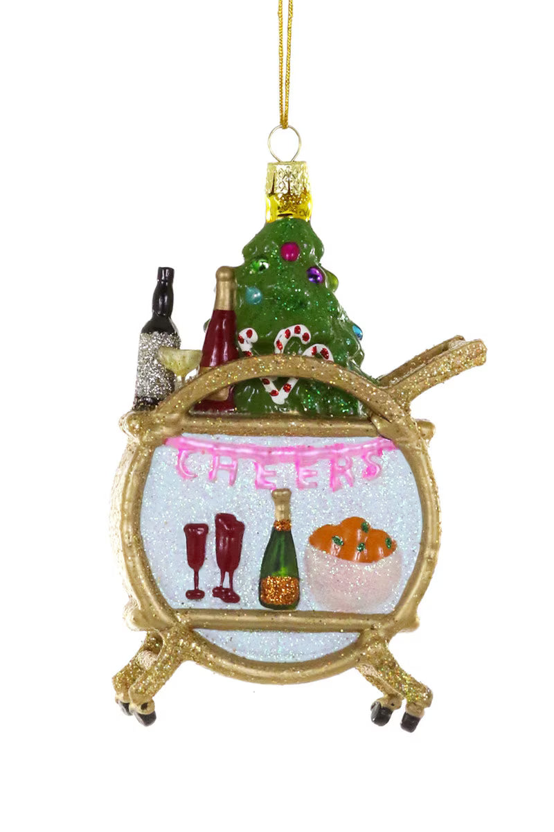 Holiday Bar Cart Ornament