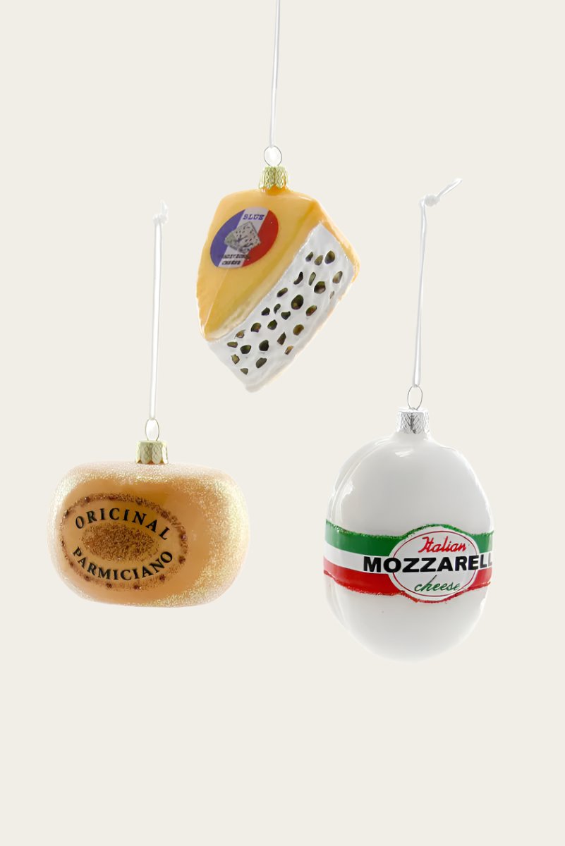 3 Assorted Cheeses Ornament