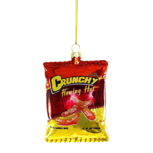 Flaming Hot Chips Ornament