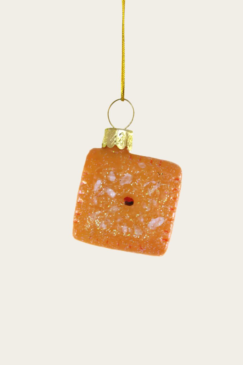 Cheese It Cracker Ornament