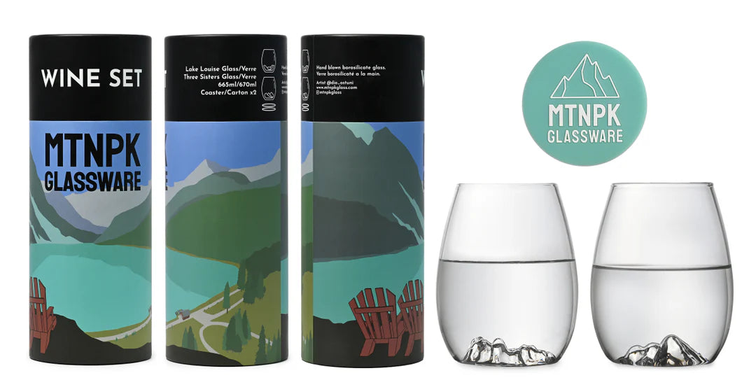 Lake Louise & Three Sisters | Wine Set