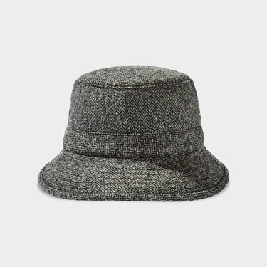 Warmth Hat- Grey Herringbone