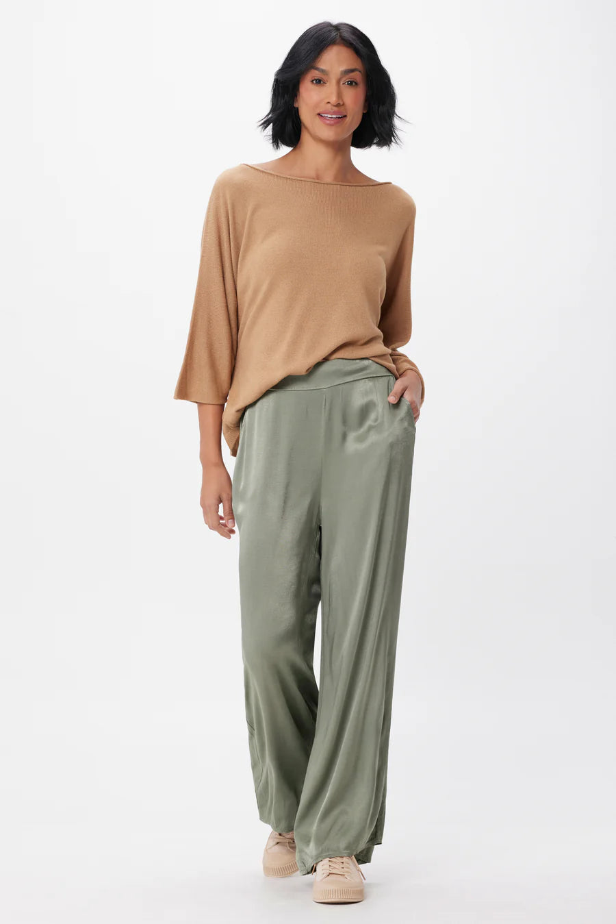 Halo Satin Palazzo Pants